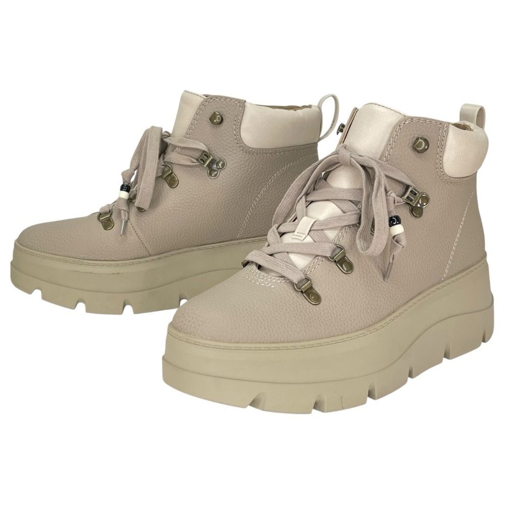 Zodiac Billie Tan Pebbled Faux Leather Lug Sole Womens Sneakers Size 9.5M - Picture 8 of 13